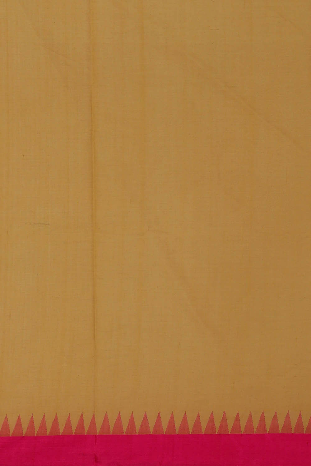 Image of Ponduru Cotton Mustard Yellow Saree